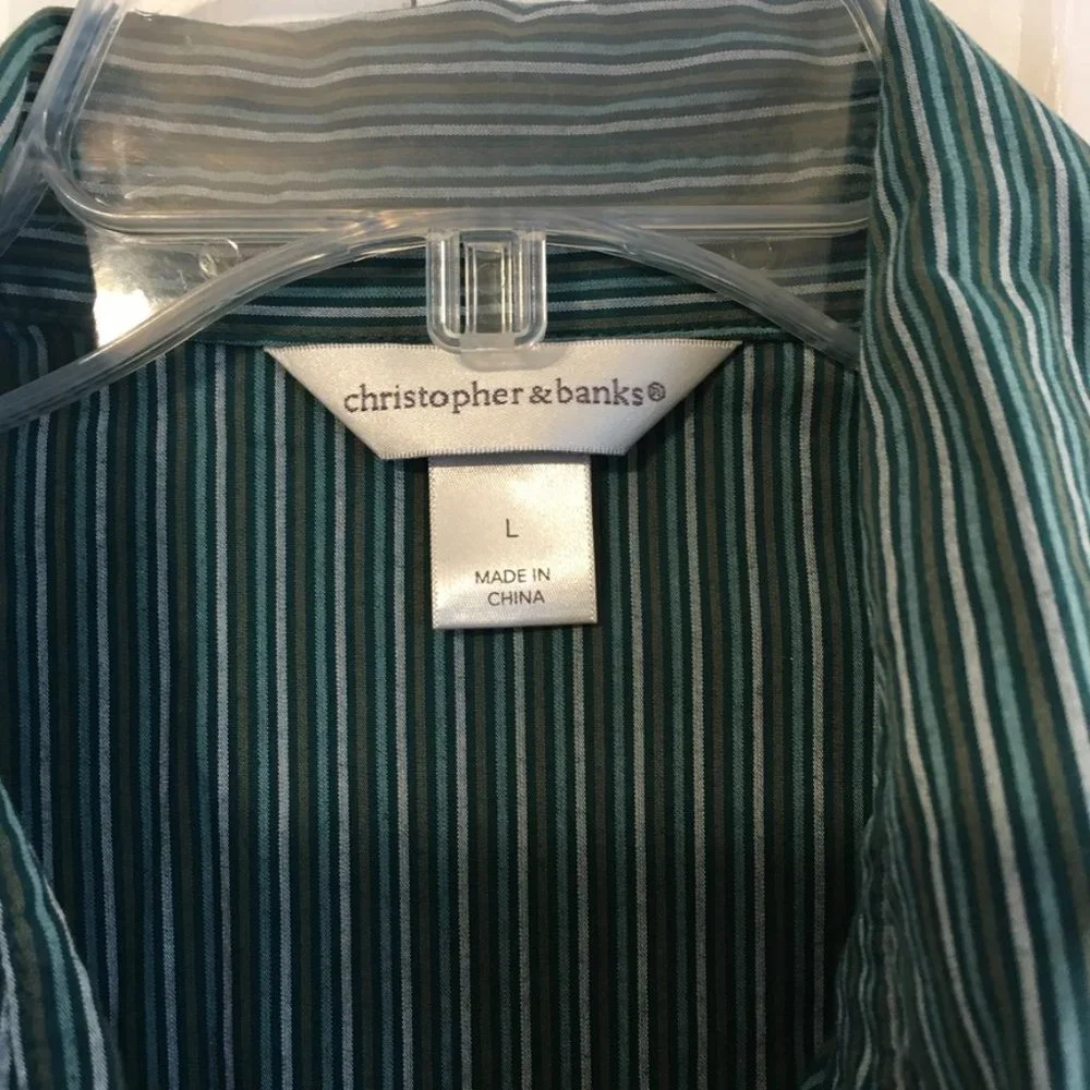 Christopher & Banks Button Down Blouse - Picture 2 of 7